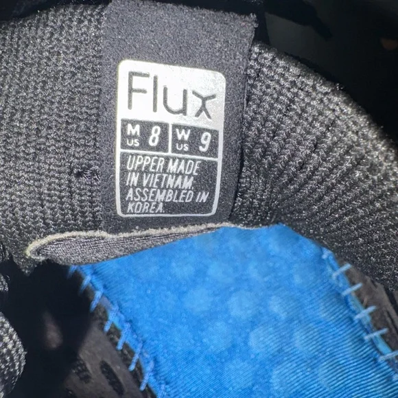 Flux Black Knit Sneakers | Women’s 9 | Comfort Shoes - Picture 6 of 7